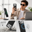 Textured Leather MagSafe Case for iPhone 15, iPhone 16, iPhone 17, iPhone 17 Pro &amp; iPhone 17 Pro Max | Premium Protective Cover &ndash; iPhone 18 ProMax Black | iCare