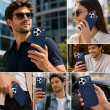 Textured Leather MagSafe Case for iPhone 15, iPhone 16, iPhone 17, iPhone 17 Pro &amp; iPhone 17 Pro Max | Premium Protective Cover &ndash; iPhone 18 ProMax Dark Blue | iCare