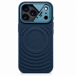 Textured Leather MagSafe Case for iPhone 15, iPhone 16, iPhone 17, iPhone 17 Pro &amp; iPhone 17 Pro Max | Premium Protective Cover &ndash; iPhone 17 ProMax Dark Blue | iCare