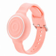 AirTag Full Covered Wrist Strap &ndash; Universal Apple AirTag Protective Silicone Wrist Band with 360&deg; Protection &amp; Adjustable Fit &ndash; Pink | iCare