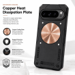 Heat Dissipation Phone Case | Google Pixel 9 And 10 Pro, 9 And 10 Pro XL Magnetic Shockproof Protective Cover with Copper Heat Dissipation Plate, Camera Protection, Black &ndash; Google Pixel 10 Pro XL | iCare