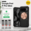 Heat Dissipation Phone Case | Google Pixel 9 And 10 Pro, 9 And 10 Pro XL Magnetic Shockproof Protective Cover with Copper Heat Dissipation Plate, Camera Protection, Black &ndash; Google Pixel 9 Pro XL | iCare