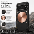 Heat Dissipation Phone Case | Google Pixel 9 And 10 Pro, 9 And 10 Pro XL Magnetic Shockproof Protective Cover with Copper Heat Dissipation Plate, Camera Protection, Black &ndash; Google Pixel 9 Pro | iCare