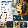 Apple AirTag Silicone Keychain Case, Soft Shockproof Protective Cover with Metal Key Ring for Keys, Bags &amp; Luggage &ndash; yellow | iCare