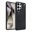 MagSafe Texture Case for Samsung S26 Ultra &amp; S25 Ultra | Shockproof Magnetic Mobile Accessories Cover &ndash; Samsung S25 Ultra Black | iCare