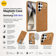 MagSafe Texture Case for Samsung S26 Ultra &amp; S25 Ultra | Shockproof Magnetic Mobile Accessories Cover &ndash; Samsung S26 Ultra Brown | iCare