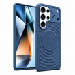 MagSafe Texture Case for Samsung S26 Ultra &amp; S25 Ultra | Shockproof Magnetic Mobile Accessories Cover &ndash; Samsung S25 Ultra Dark Blue | iCare
