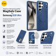 MagSafe Texture Case for Samsung S26 Ultra &amp; S25 Ultra | Shockproof Magnetic Mobile Accessories Cover &ndash; Samsung S26 Ultra Dark Blue | iCare