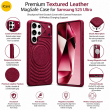 MagSafe Texture Case for Samsung S26 Ultra &amp; S25 Ultra | Shockproof Magnetic Mobile Accessories Cover &ndash; Samsung S25 Ultra Wine Red | iCare